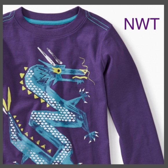 NWT tea collection DRAGON T-shirt Sizes: 2yrs, 3yrs - Picture 6 of 8